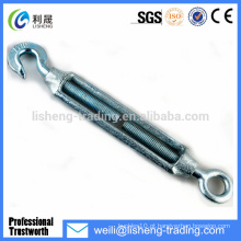 Hot Venda Galvanizado Corrente Turnbuckle haste roscada turnbuckle